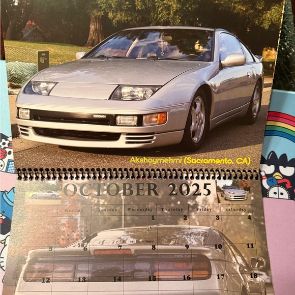 2025 Nissan 300ZX Z32 Wall Calendar - Picture 6 of 8